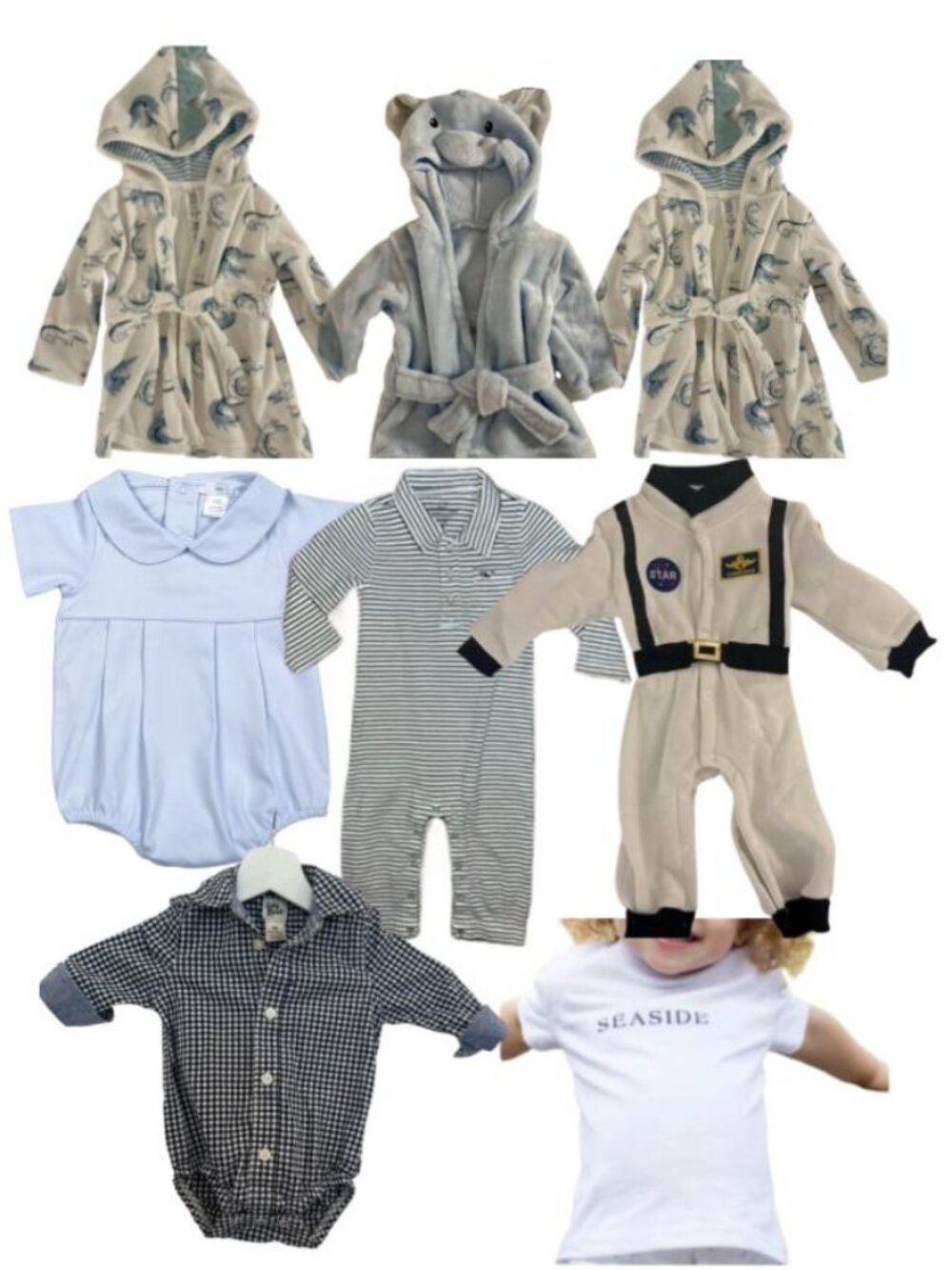 6-12 Month Baby Boy Clothing Bundle (Vineyard Vines, Carters, Baby Loren, &More)